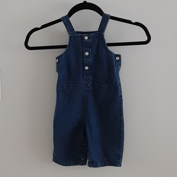 newborn denim overalls